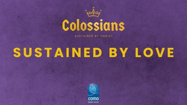 Sustained by Love Image
